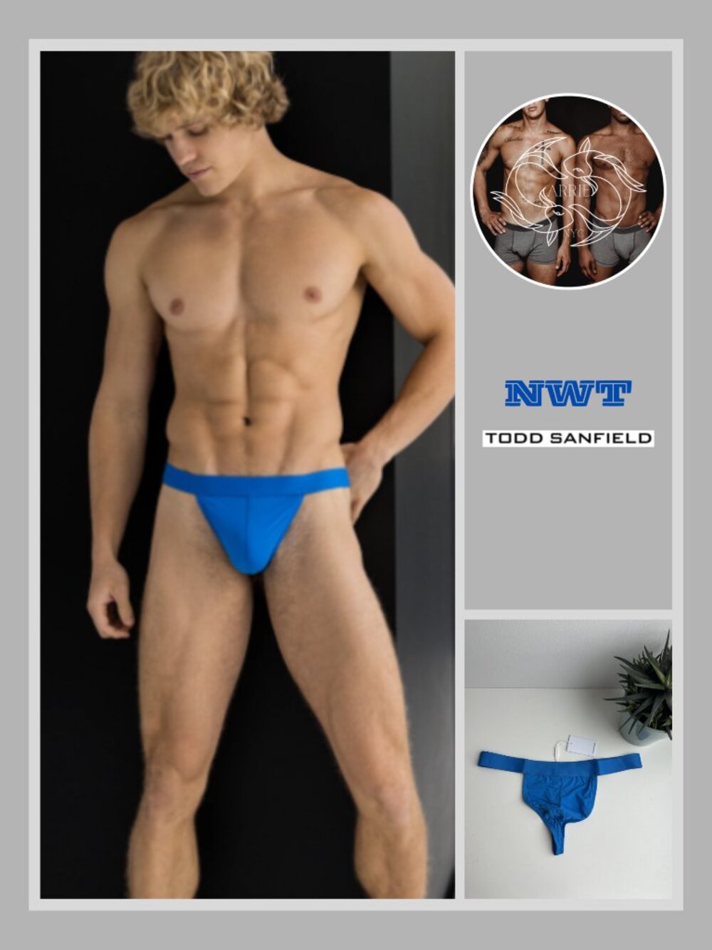 Todd Sanfield - Defiant Thong - Electric Blue (M)